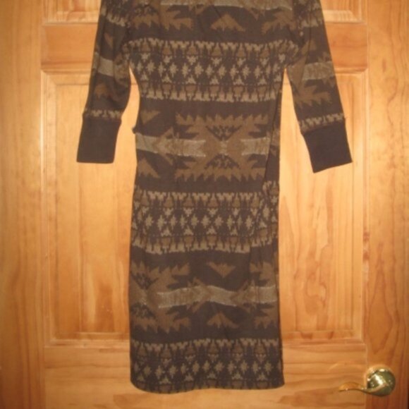 LRL Lauren Jeans Co. Brown Dress - Picture 4 of 4